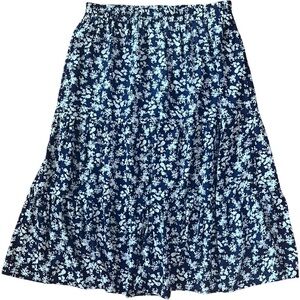 Tiered midi skirt